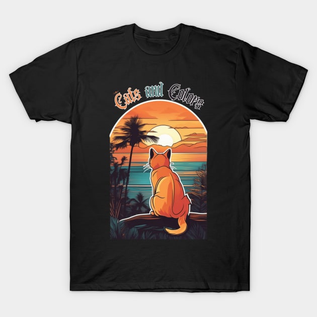 Cats and Colors T-Shirt by abdellahyousra